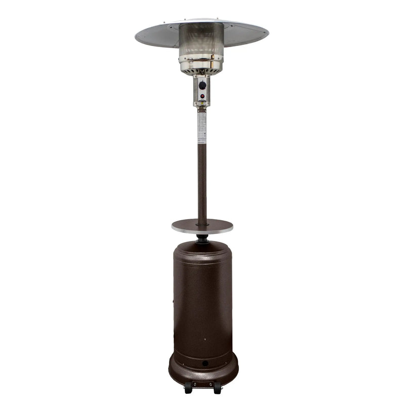 48000 BTU Bronze Steel Propane Cylindrical Pole Standing Patio Heater Homeroots Outdoor