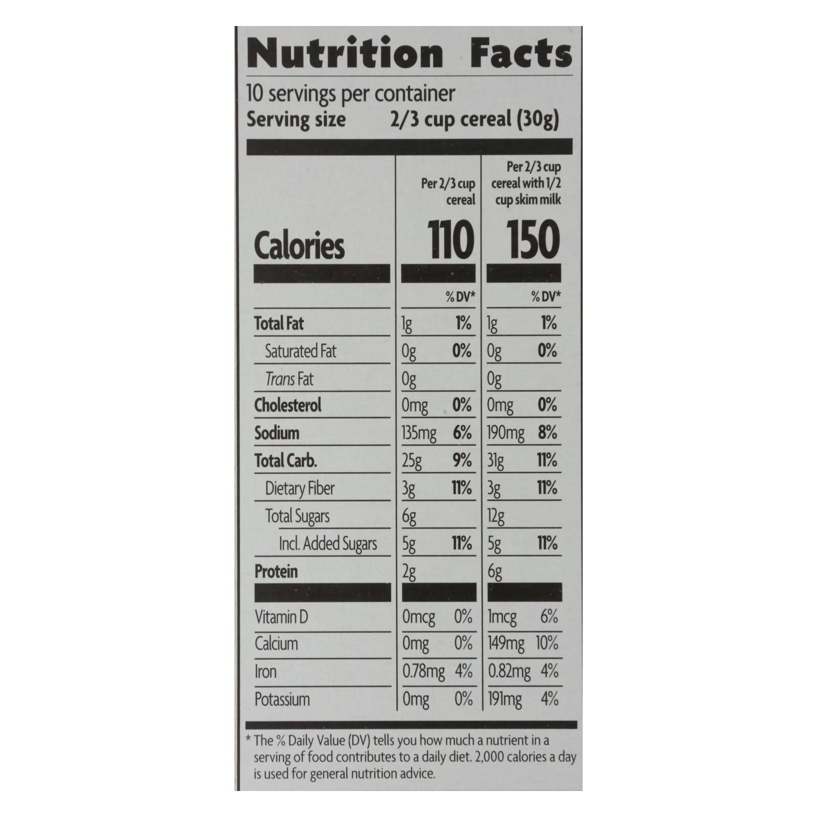 Nature's Path Crunchy Vanilla - Sunrise - Case Of 12 - 10.6 Oz. - GreatEagleInc