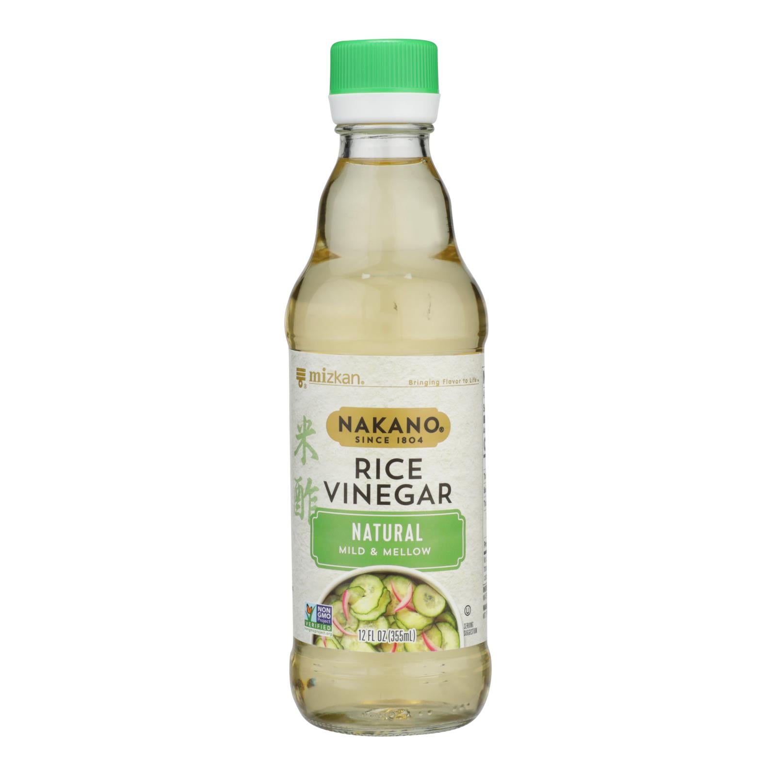 Nakano Rice Vinegar - Vinegar - Case Of 6 - 12 Fl Oz. - GreatEagleInc