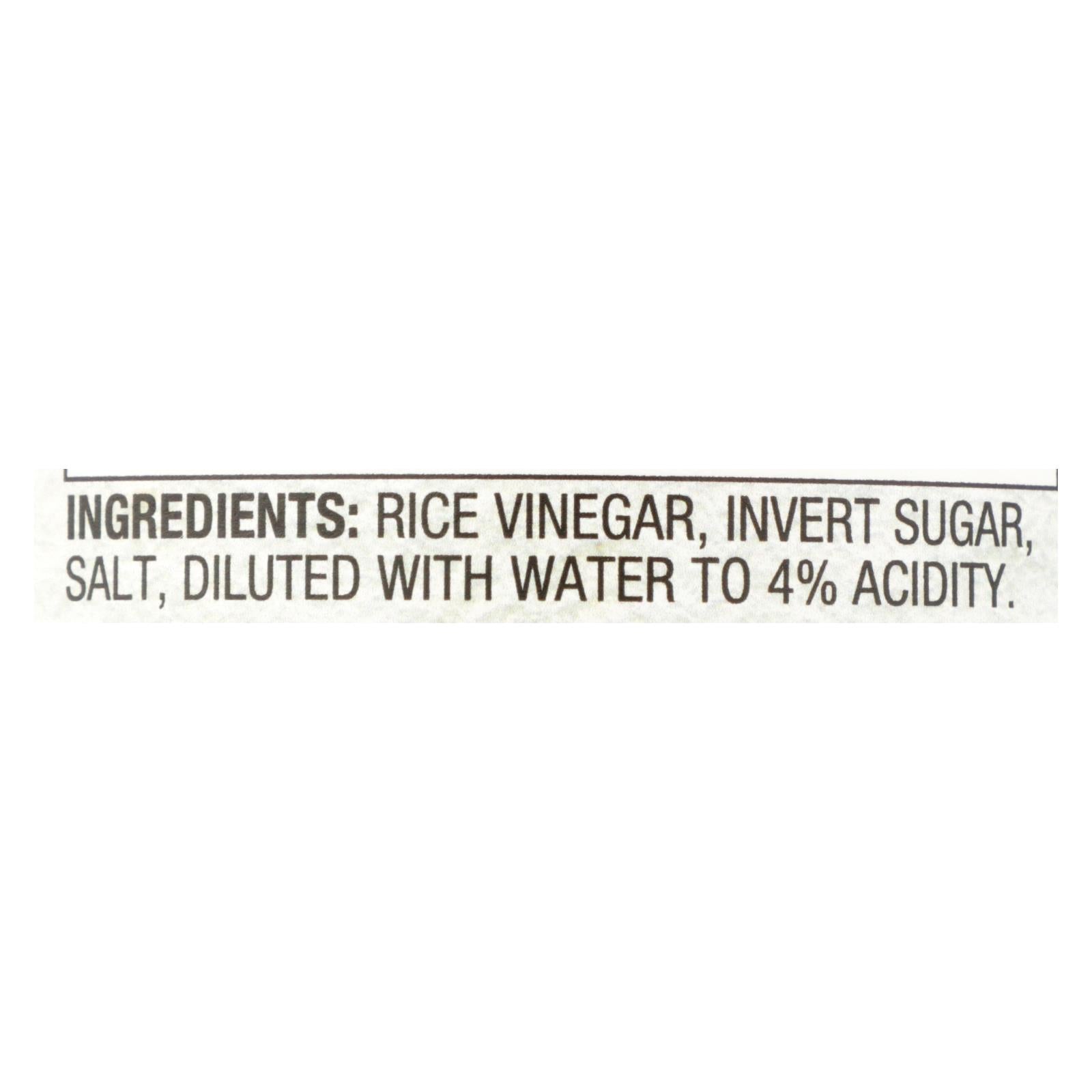 Nakano Seasoned Rice Vinegar - Case Of 6 - 12 Fl Oz. - GreatEagleInc