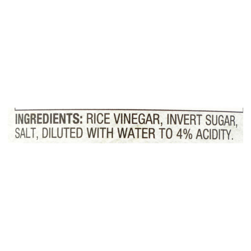 Nakano Seasoned Rice Vinegar - Case Of 6 - 12 Fl Oz. - GreatEagleInc