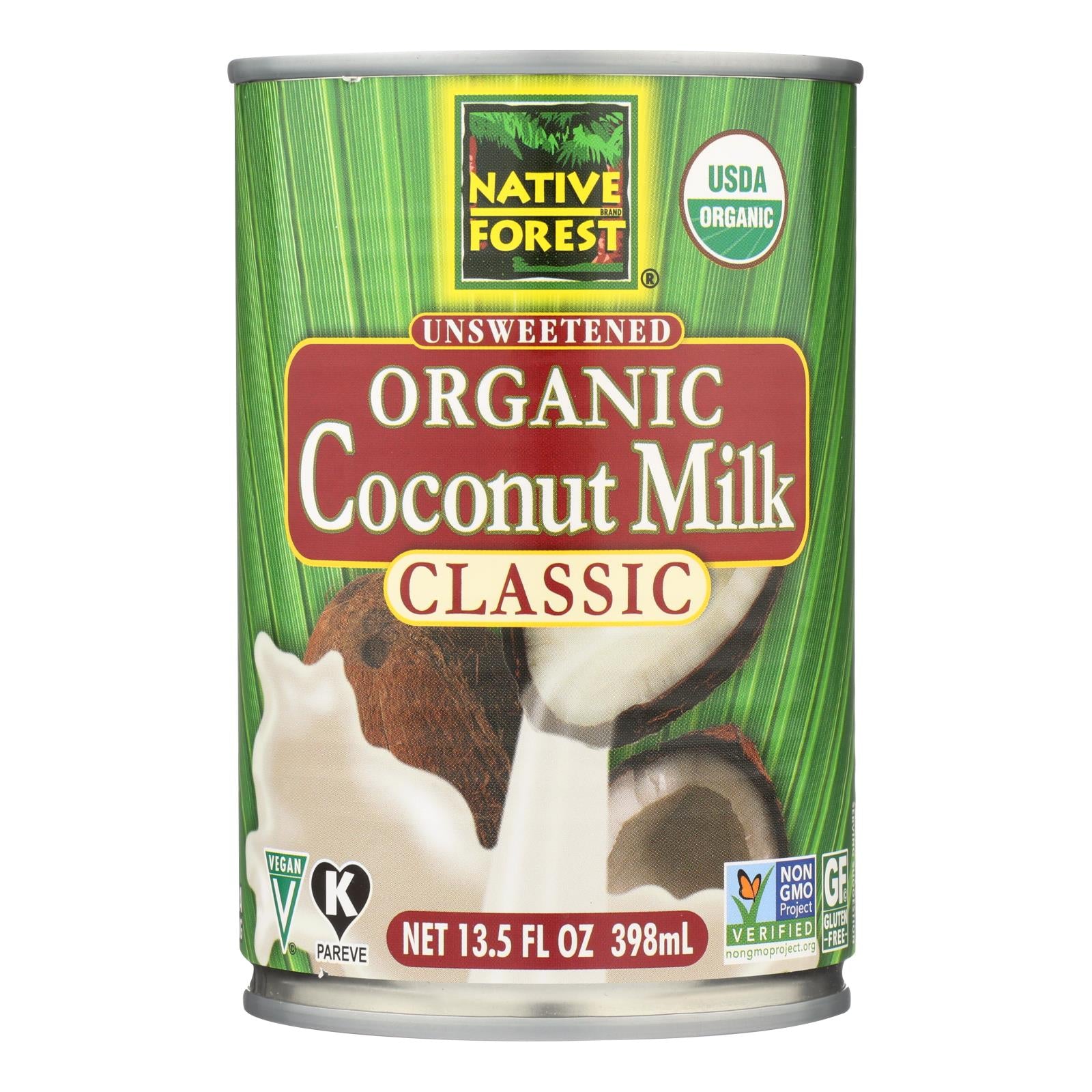 Native Forest Organic Classic - Coconut Milk - Case Of 12 - 13.5 Fl Oz. - GreatEagleInc