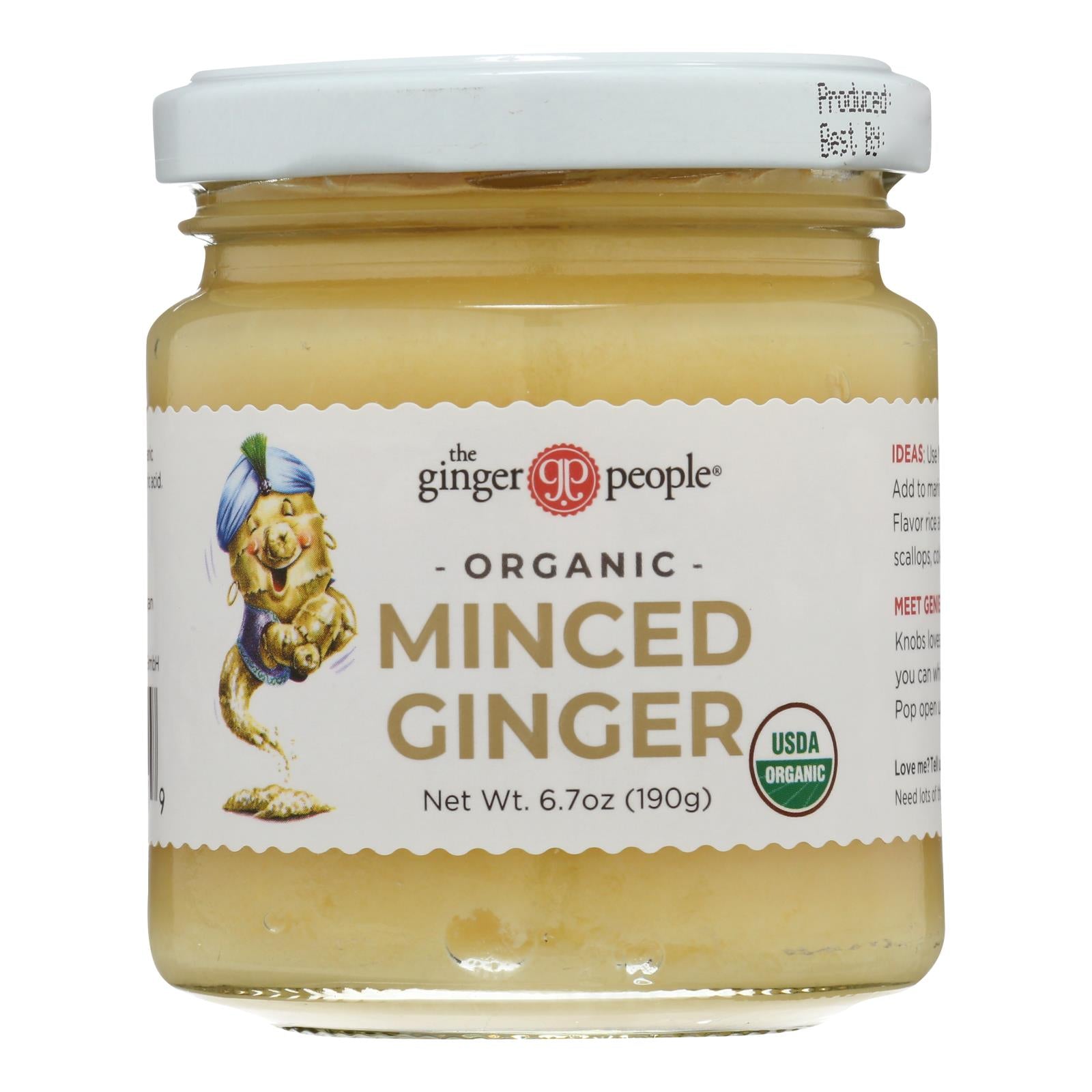 The Ginger People Organic Minced - Case Of 12 - 6.7 Oz. - GreatEagleInc