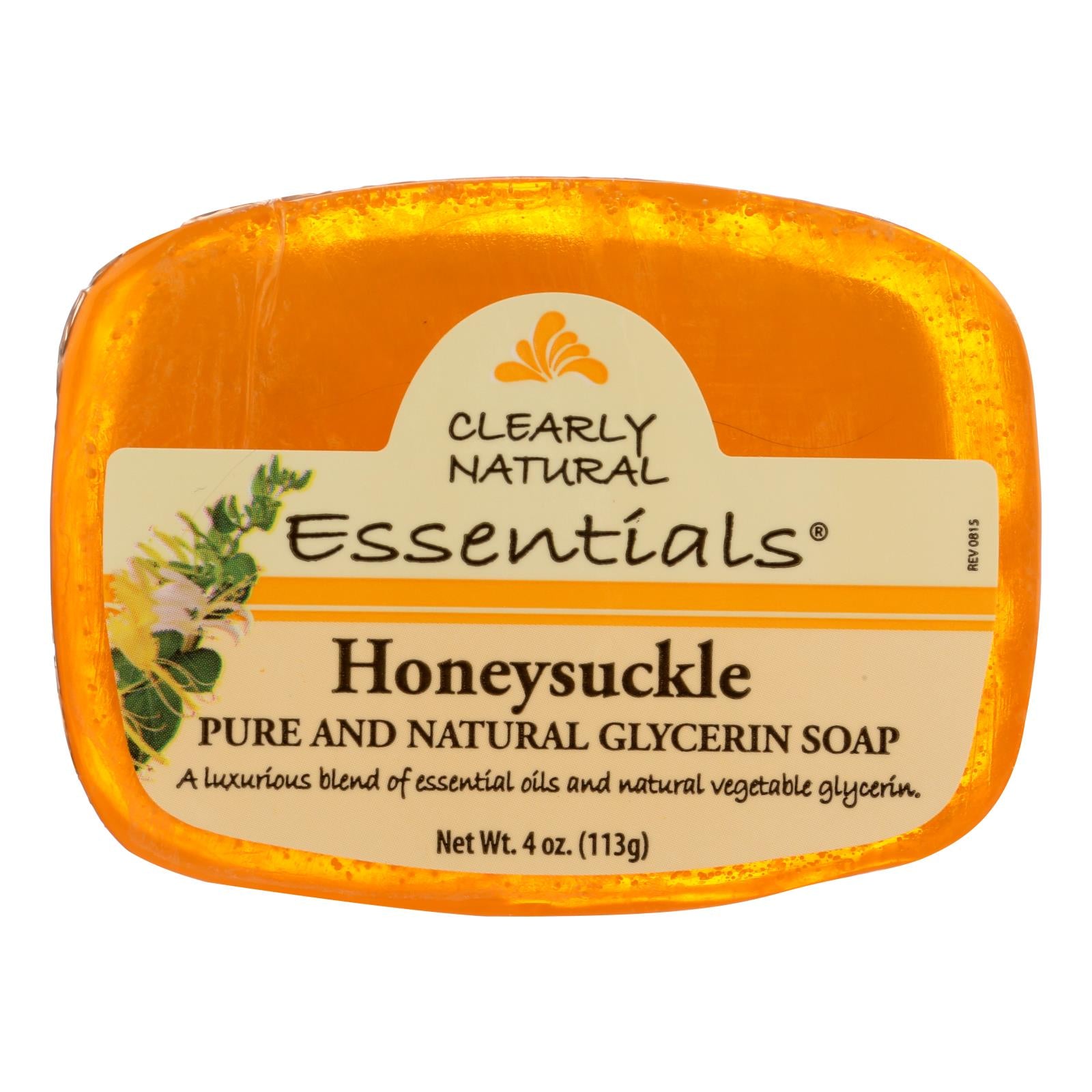 Clearly Natural Glycerine Bar Soap Honeysuckle - 4 Oz - GreatEagleInc