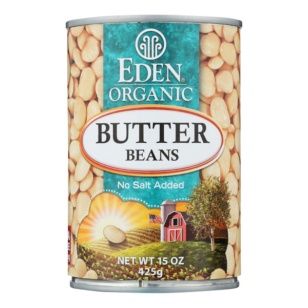 Eden Foods Butter Beans Organic - Case Of 12 - 15 Oz. - Eco-Friendly Home & Grocery