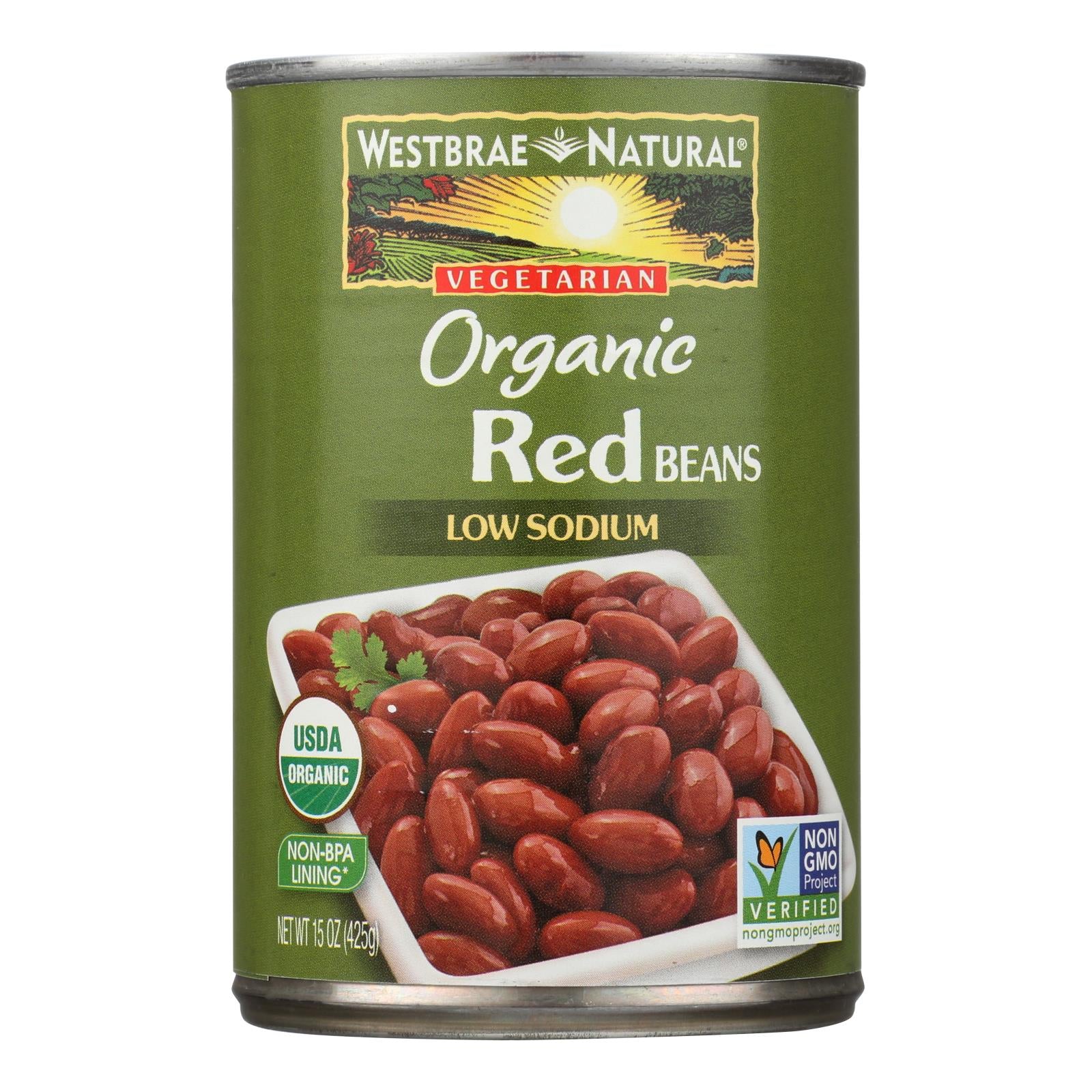 Westbrae Foods Organic Red Beans - Case Of 12 - 15 Oz. - GreatEagleInc