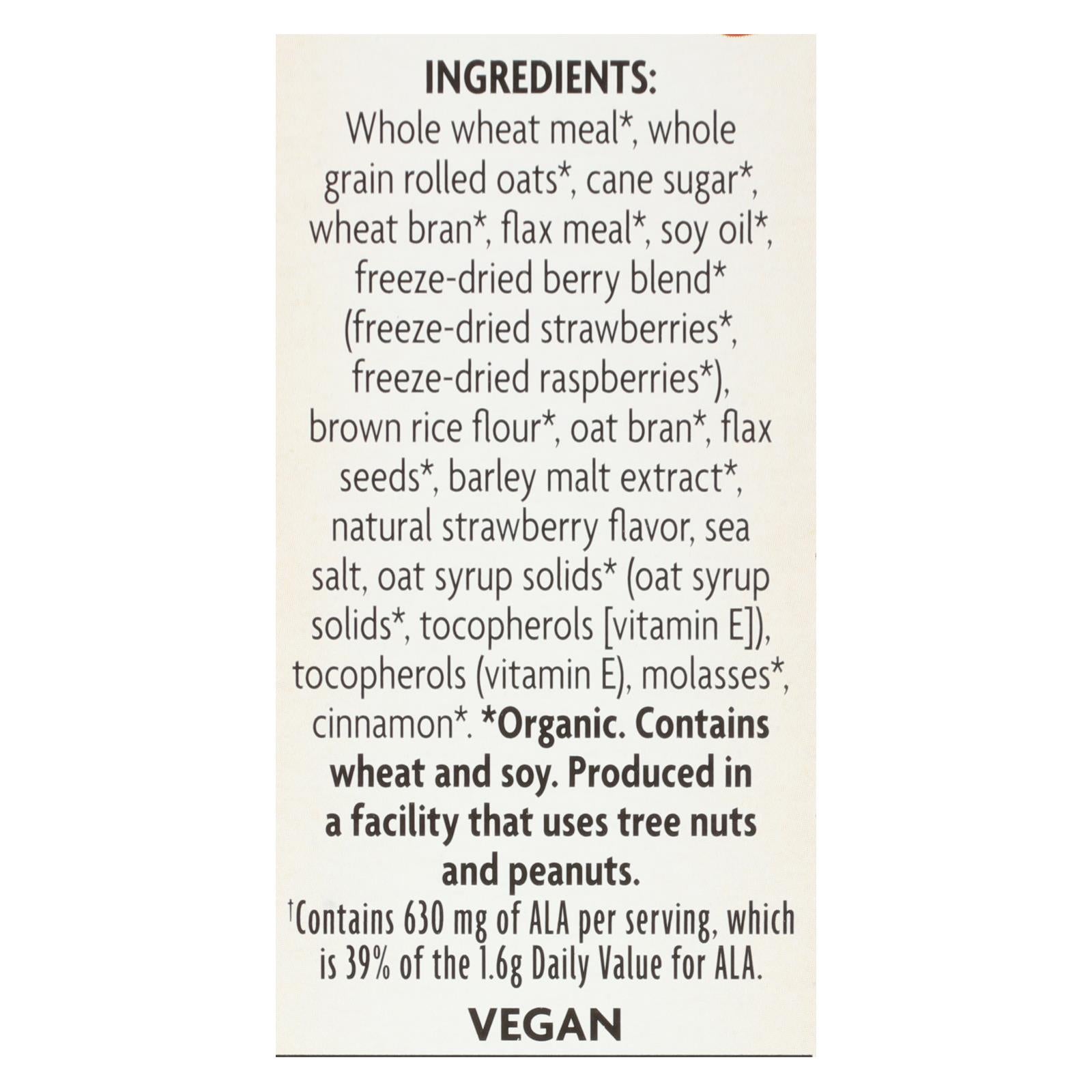 Nature's Path Organic Flax Plus Cereal - Red Berry Crunch - Case Of 12 - 10.6 Oz. - GreatEagleInc