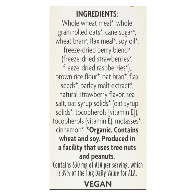 Nature's Path Organic Flax Plus Cereal - Red Berry Crunch - Case Of 12 - 10.6 Oz. - GreatEagleInc
