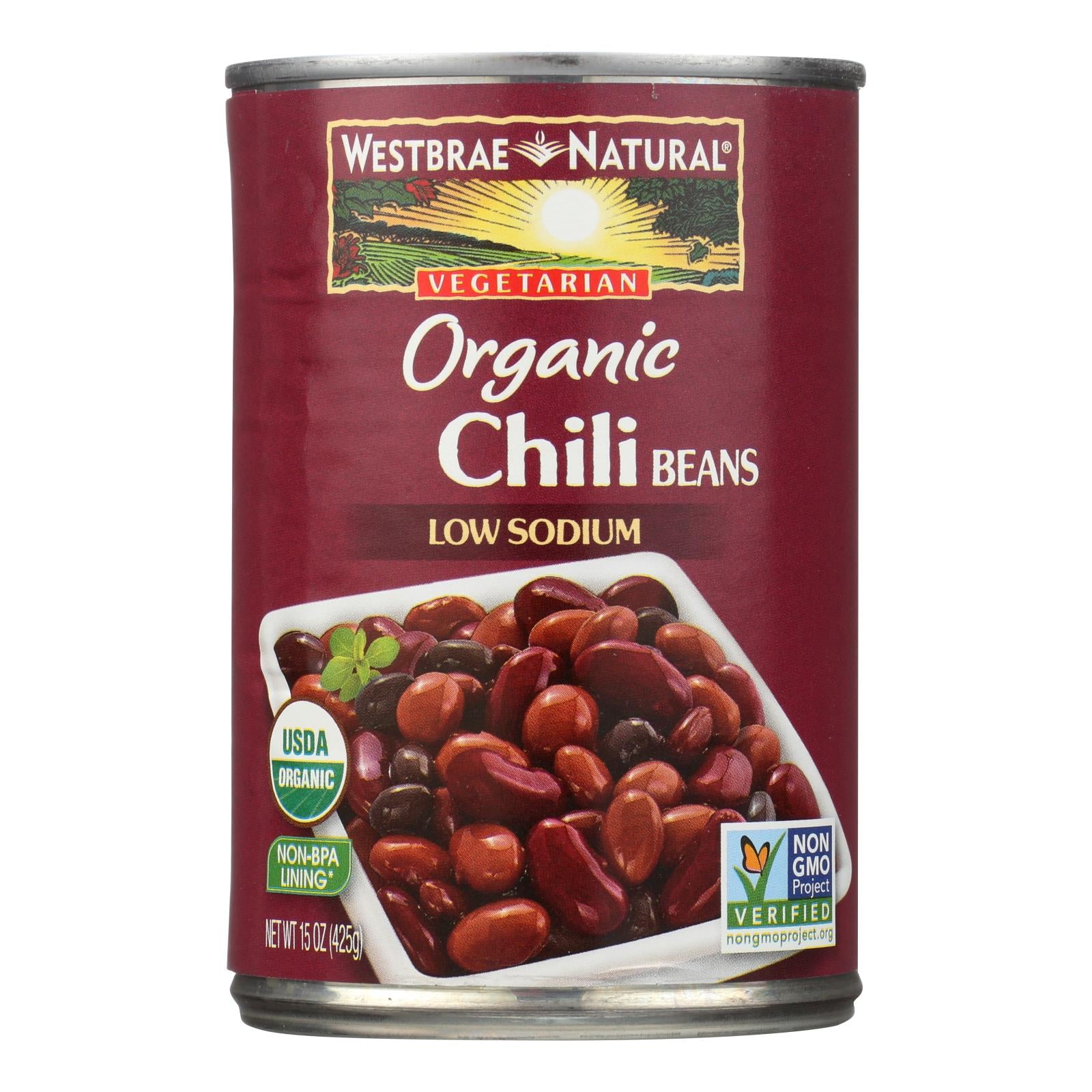Westbrae Foods Organic Chili Beans - Case Of 12 - 15 Oz. - Eco-Friendly Home & Grocery