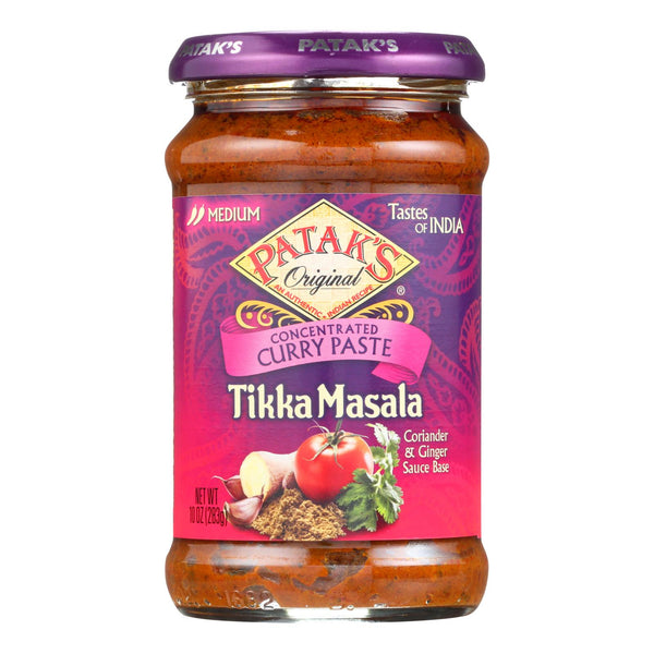 Pataks Concentrated Curry Paste, Tikka Masala Medium  - Case Of 6 - 10 Oz - GreatEagleInc