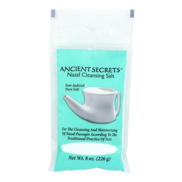 Ancient Secrets Nasal Cleansing Pot Salt - 8 Oz - GreatEagleInc