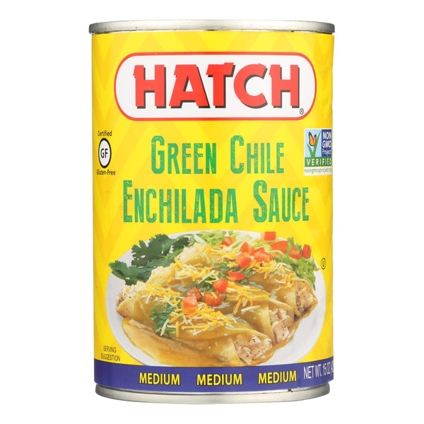 Hatch Chili Hatch Green Chile Enchilada Sauce - Enchilada Sauce - Case Of 12 - 15 Fl Oz. - GreatEagleInc
