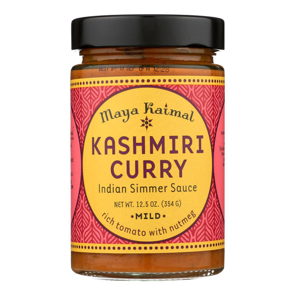 Maya Kaimal Indian Simmer Sauce Kashmiri Curry - Case Of 6 - 12.5 Oz. - GreatEagleInc