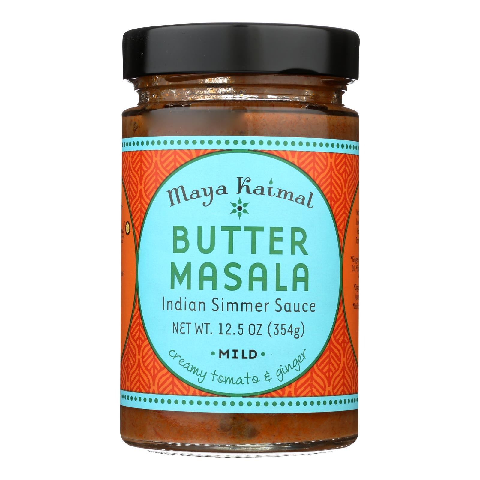 Maya Kaimal Butter Masala Simmer Sauce - Case Of 6 - 12.5 Oz. - GreatEagleInc