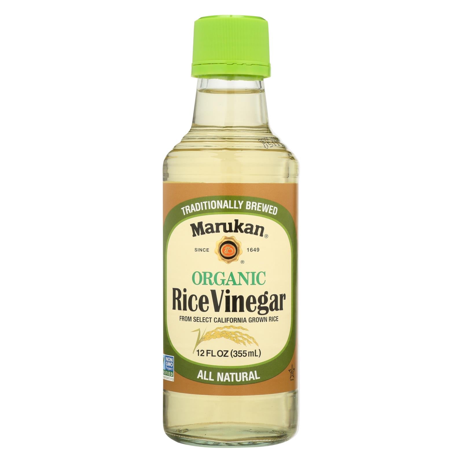 Marukan Organic Rice Vinegar - Case Of 6 - 12 Fl Oz. - GreatEagleInc