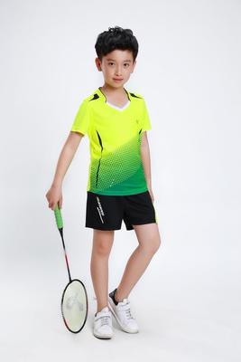 Boys Badminton Sets , children tennis clothes , badminton Suit for kids , table Shirt + Shorts Set , Cool table tennis clothing