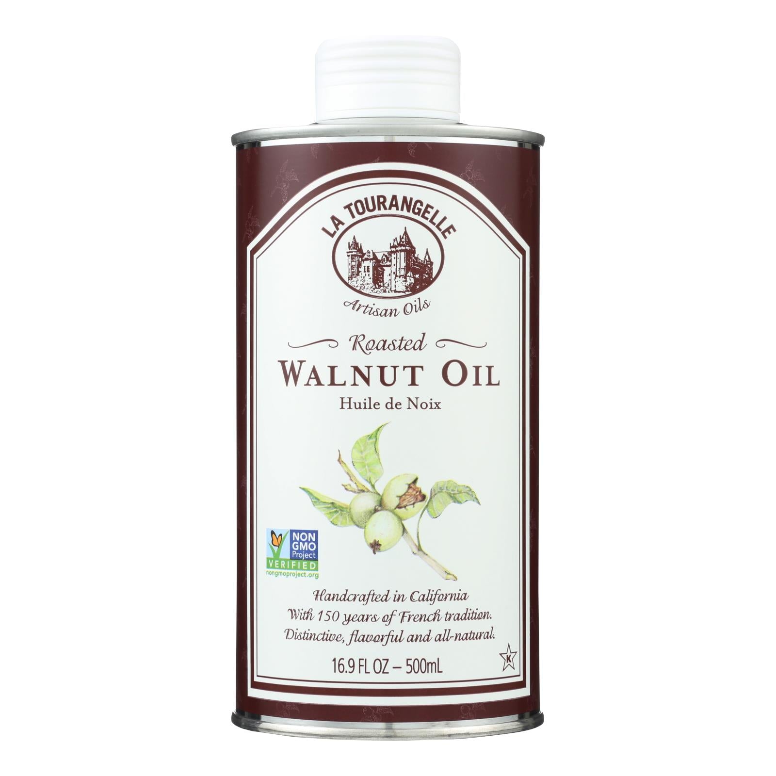 La Tourangelle Roasted Walnut Oil - Case Of 6 - 500 Ml - GreatEagleInc