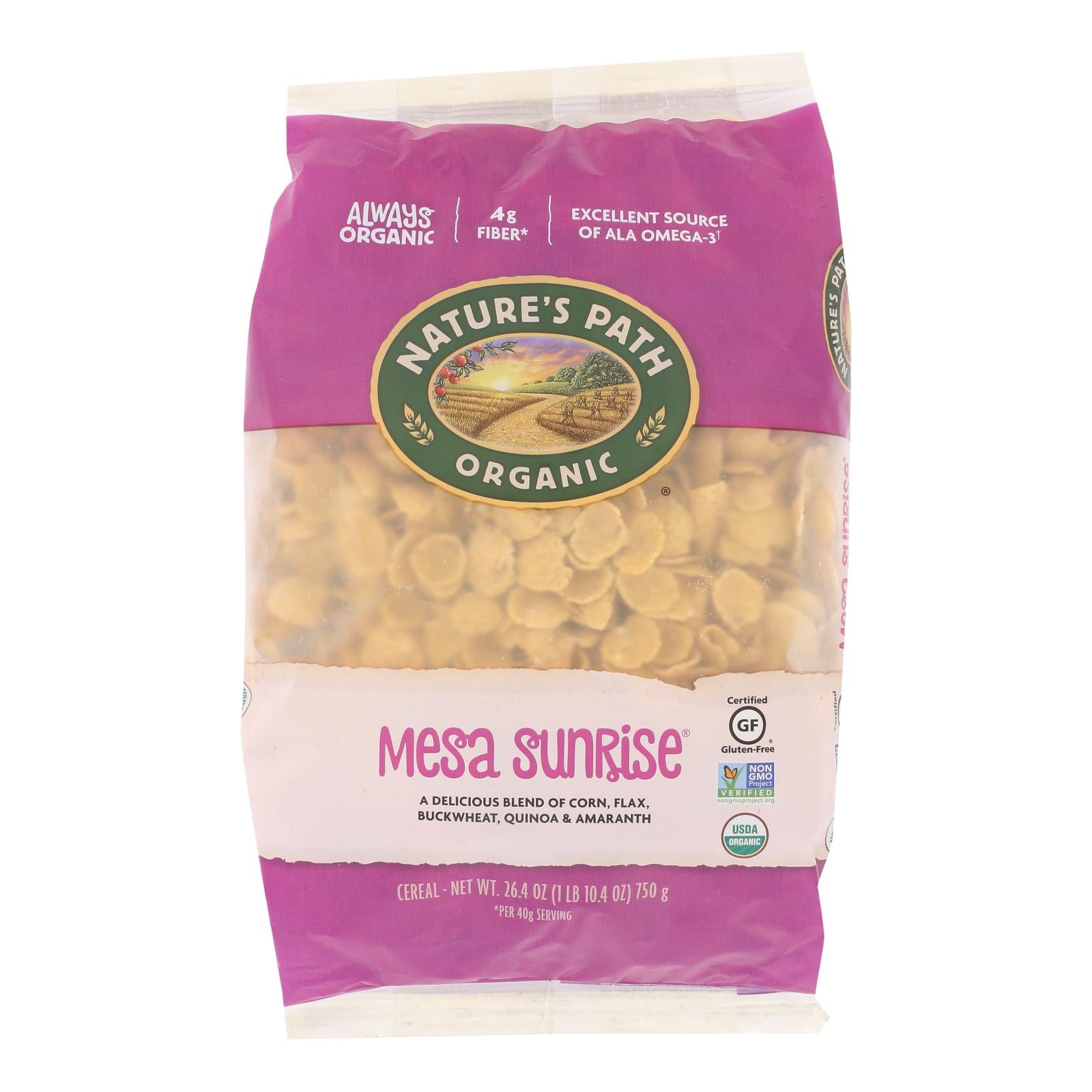 Nature's Path Organic Mesa Sunrise Flakes Cereal - Case Of 6 - 26.4 Oz. - GreatEagleInc
