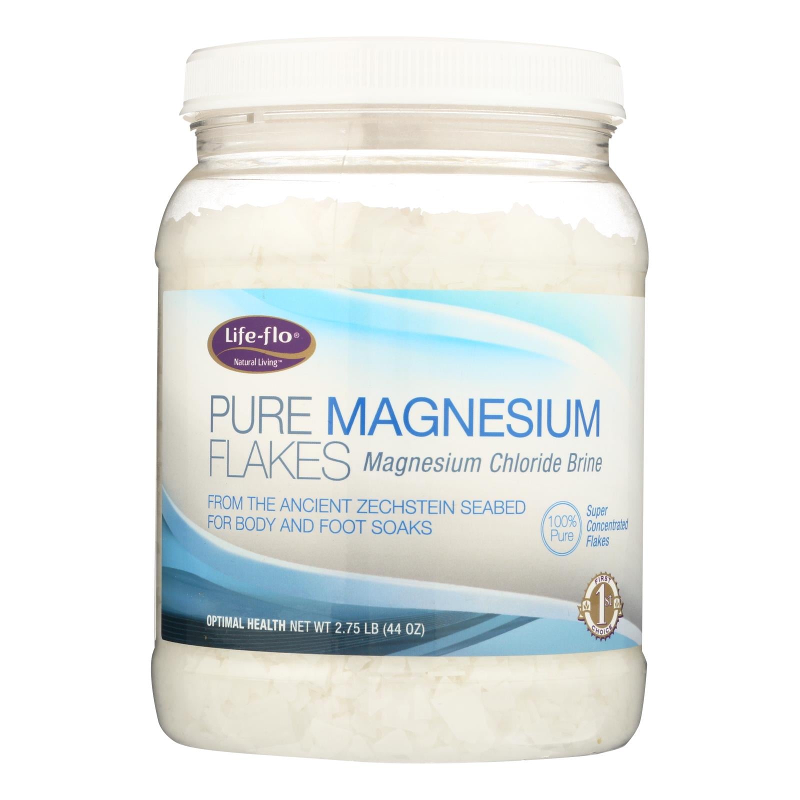 Life-flo Pure Magnesium Flakes  - 1 Each - 2.75 Lb - GreatEagleInc