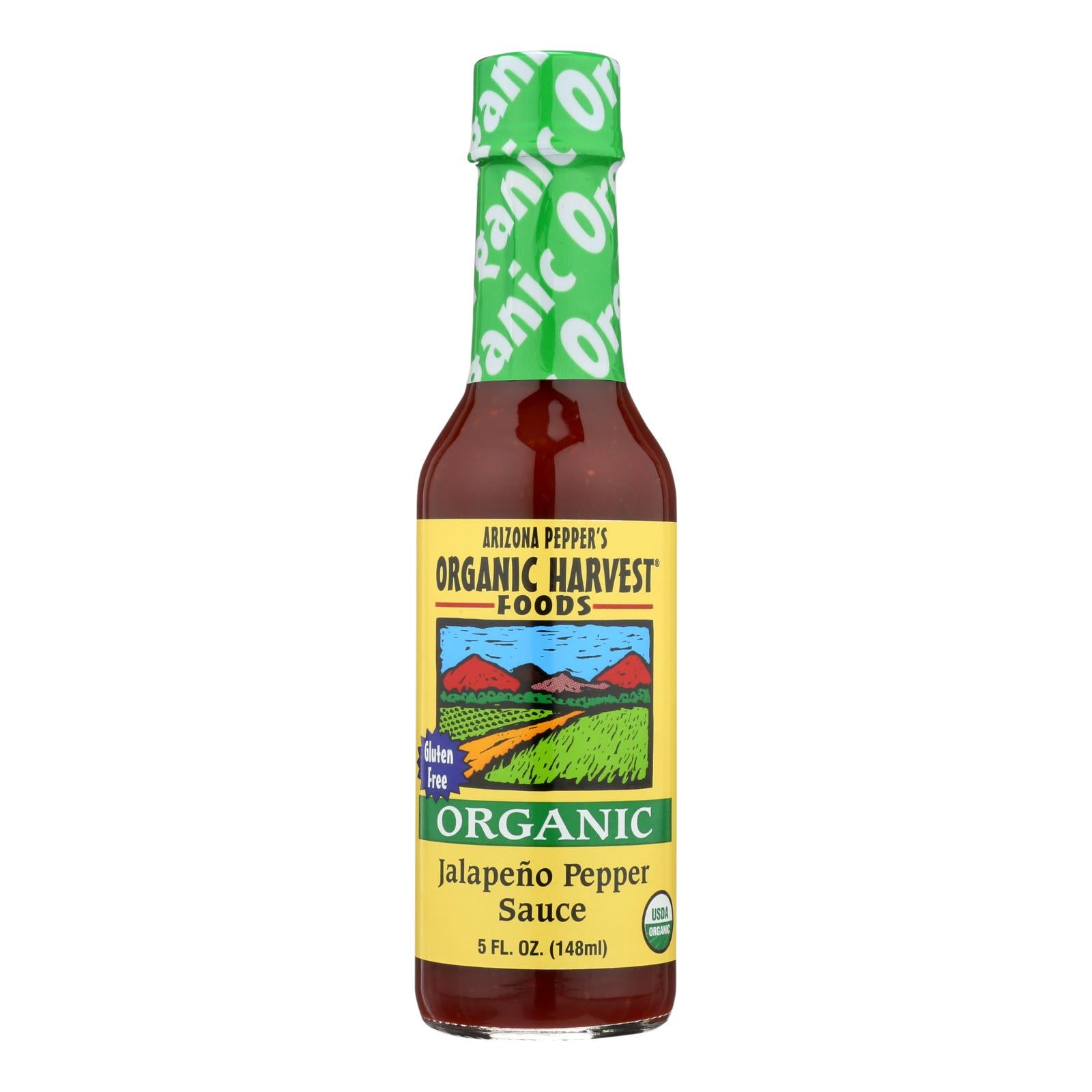 Organic Harvest Pepper Sauce - Organic Jalapeno - Case Of 12 - 5 Oz. - GreatEagleInc