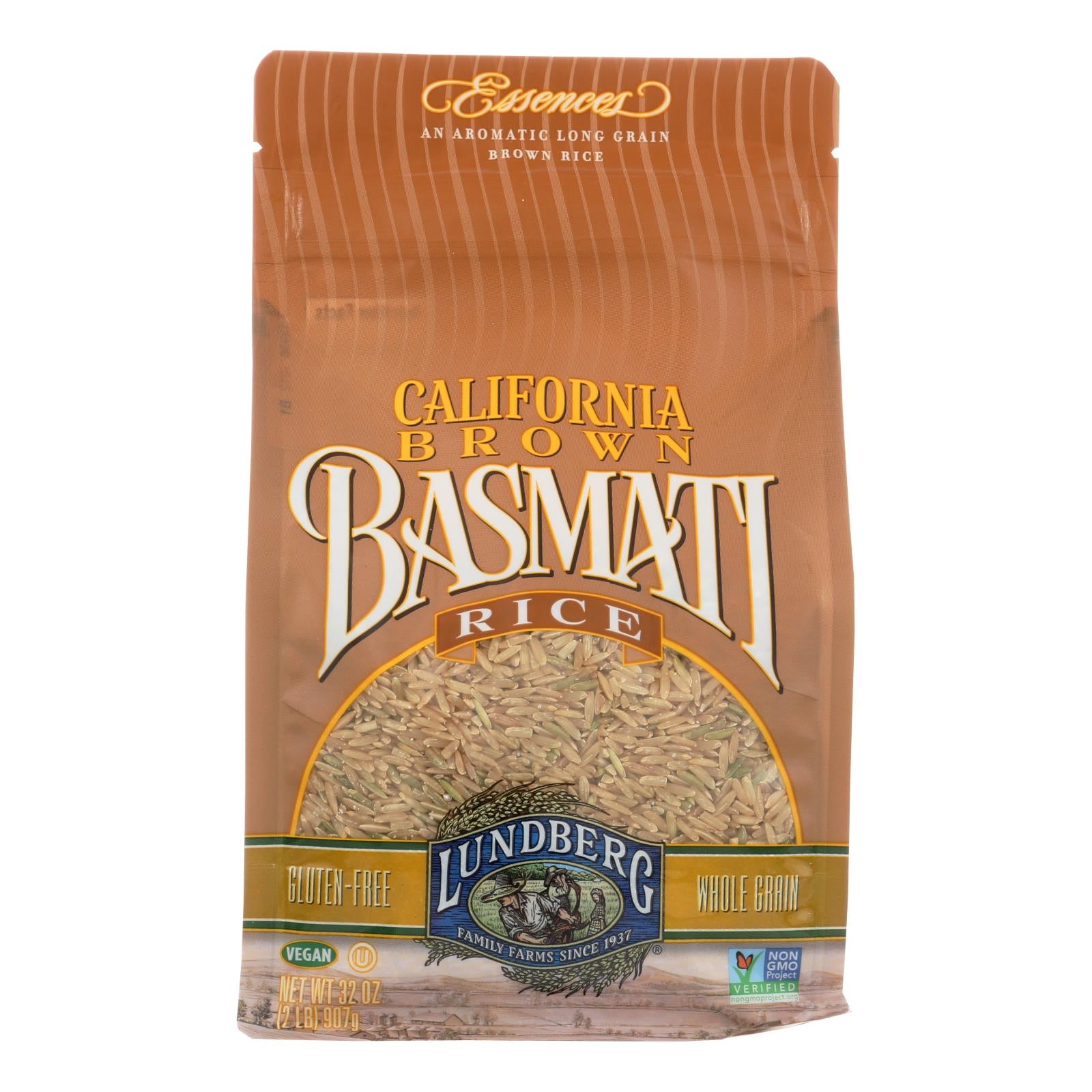 Lundberg Family Farms Organic Brown Basmati Rice - Case Of 6 - 2 Lb. - GreatEagleInc