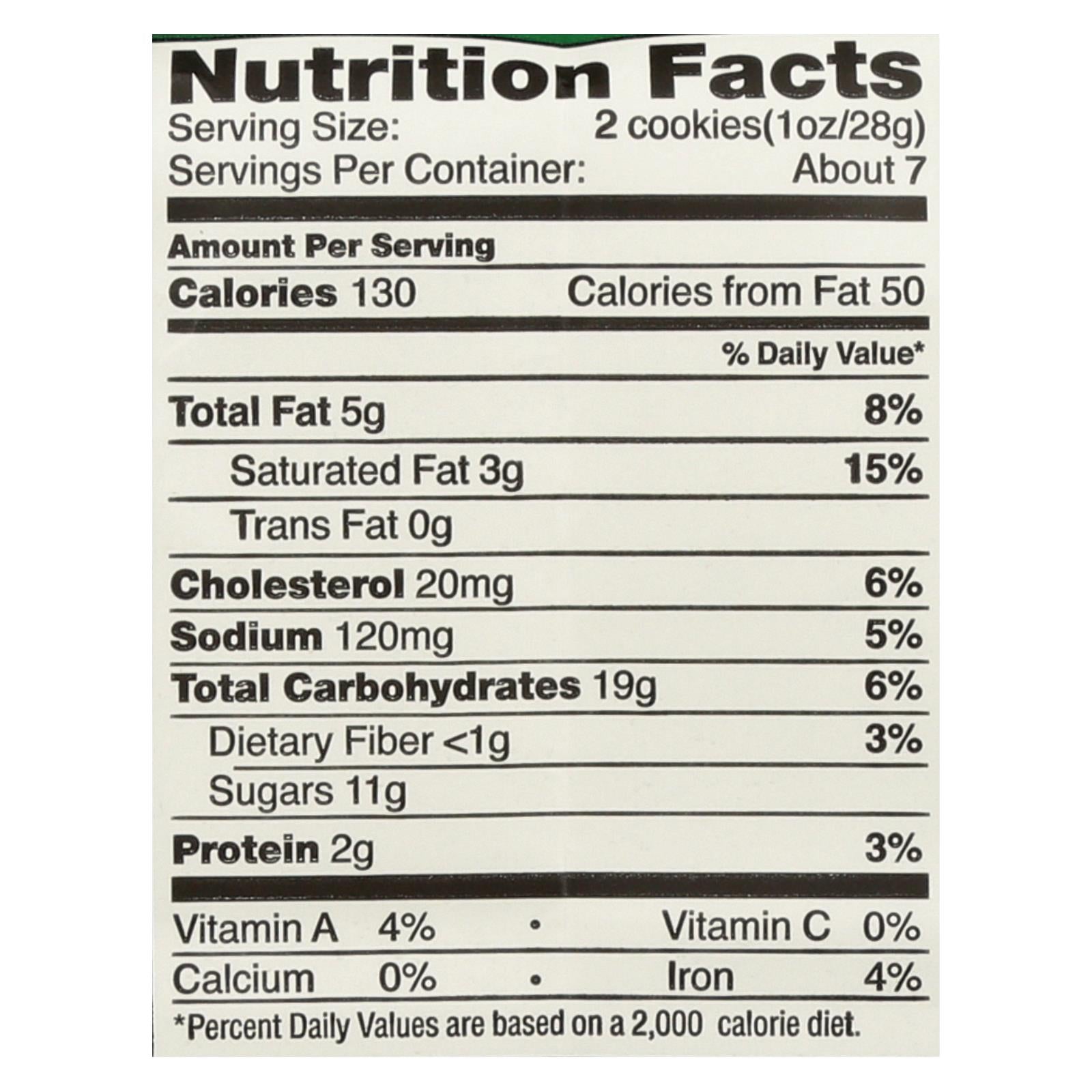 Tate's Bake Shop Oatmeal Raisin Cookies  - Case Of 12 - 7 Oz - GreatEagleInc