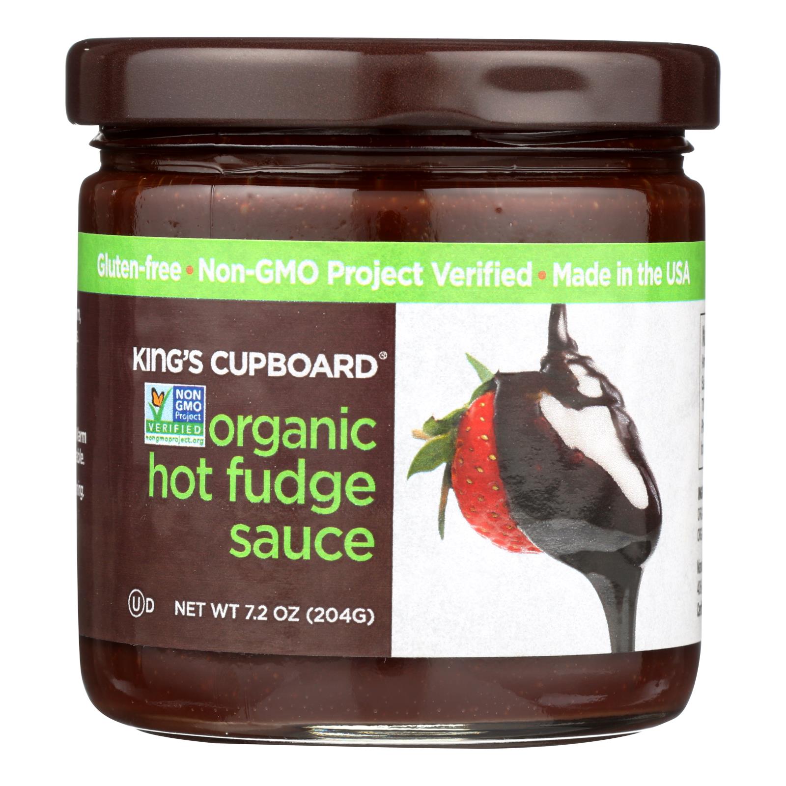 King's Cupboard Hot Fudge Sauce  - Case Of 12 - 7.2 Oz - GreatEagleInc