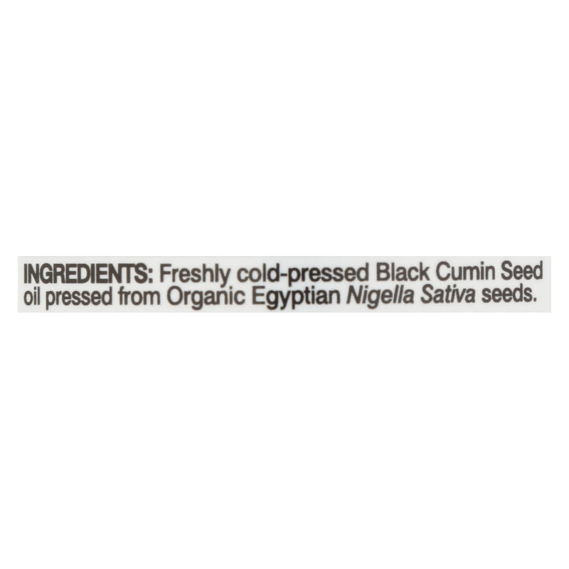 Black Seed - Black Seed Oil Egyptian - 1 Each - 8 Fz - GreatEagleInc