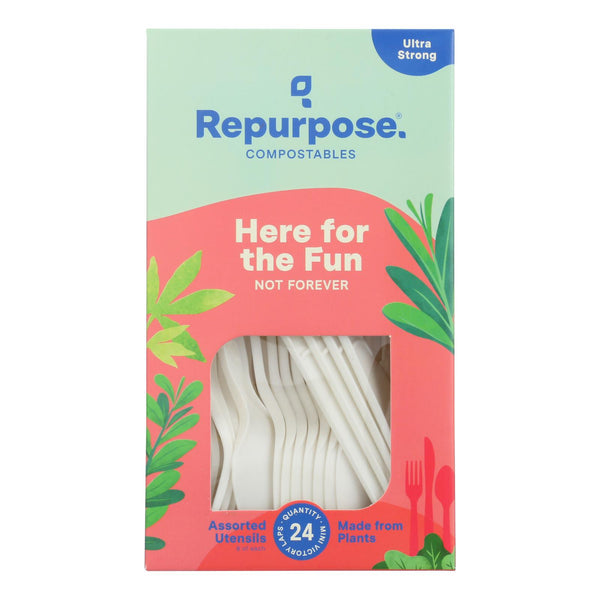 Repurpose Plant Base High Heat Utensils Set - Case Of 20 - 24 Count - GreatEagleInc