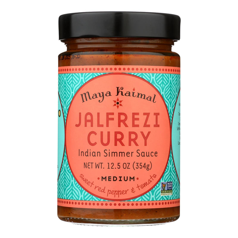 Maya Kaimal Indian Simmer Sauce - Jalfrezi Curry - Case Of 6 - 12.5 Oz.