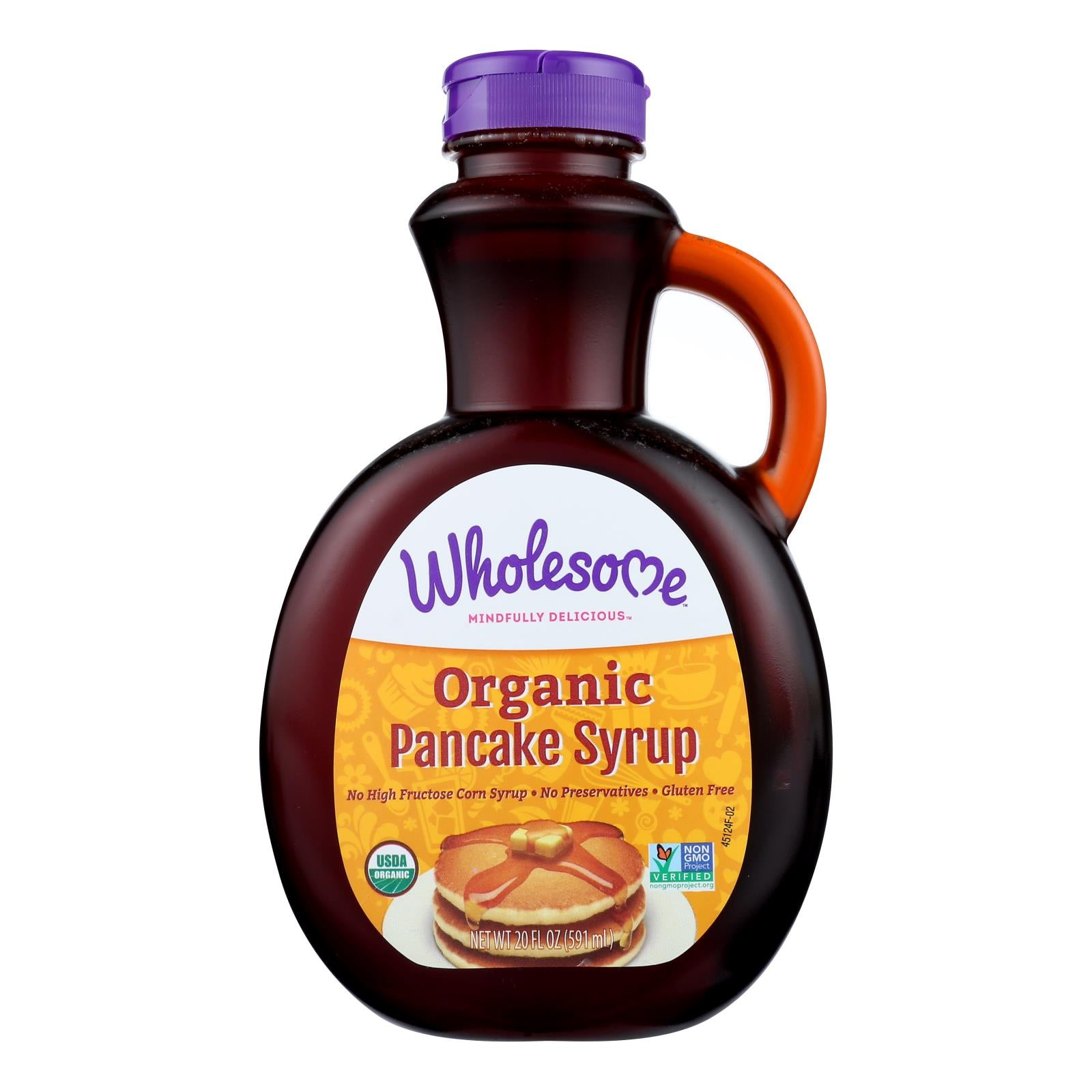 Wholesome Sweeteners Pancake Syrup - Organic - Original - 20 Oz - Case Of 6 - GreatEagleInc