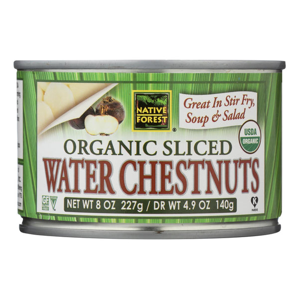 Native Forest Organic Sliced Water Chestnuts - Case Of 6 - 8 Oz - GreatEagleInc
