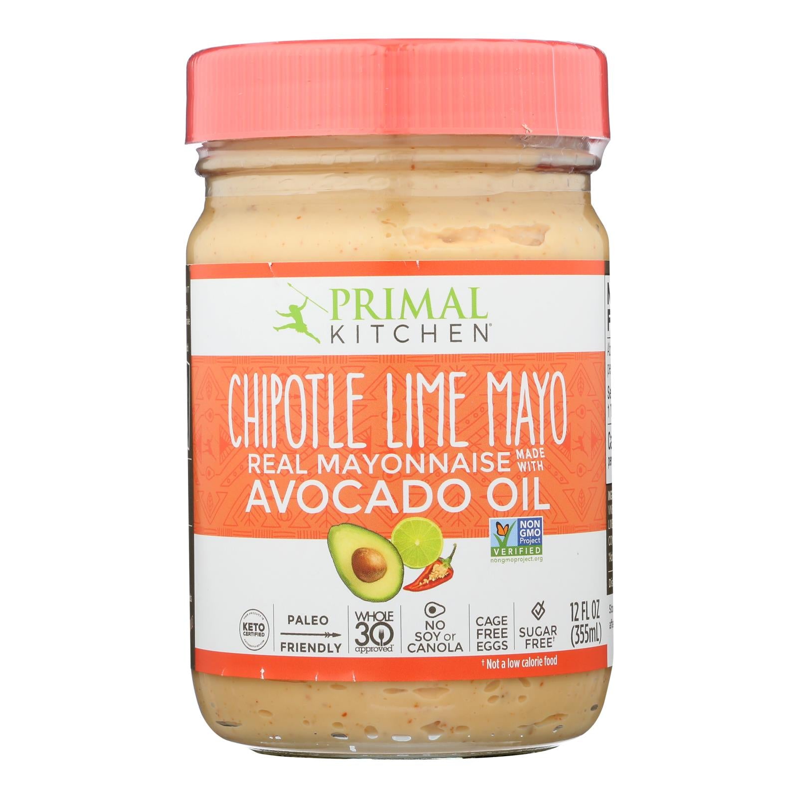 Primal Kitchen Chipotle Lime Mayo - Avocado Oil - Case Of 6 - 12 Oz. - GreatEagleInc