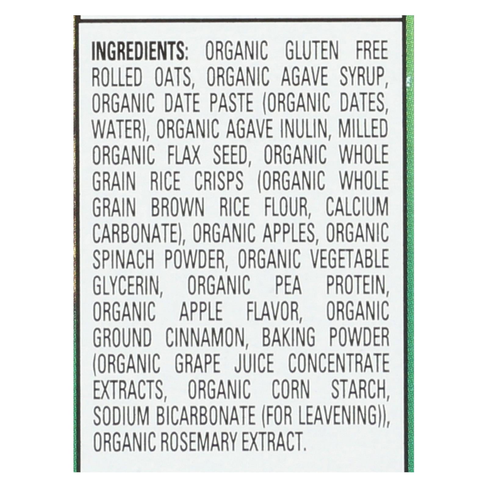 Happy Tot Soft Baked Oat Bar Organic Apples & Spinach  - Case Of 6 - 5/.88oz - GreatEagleInc
