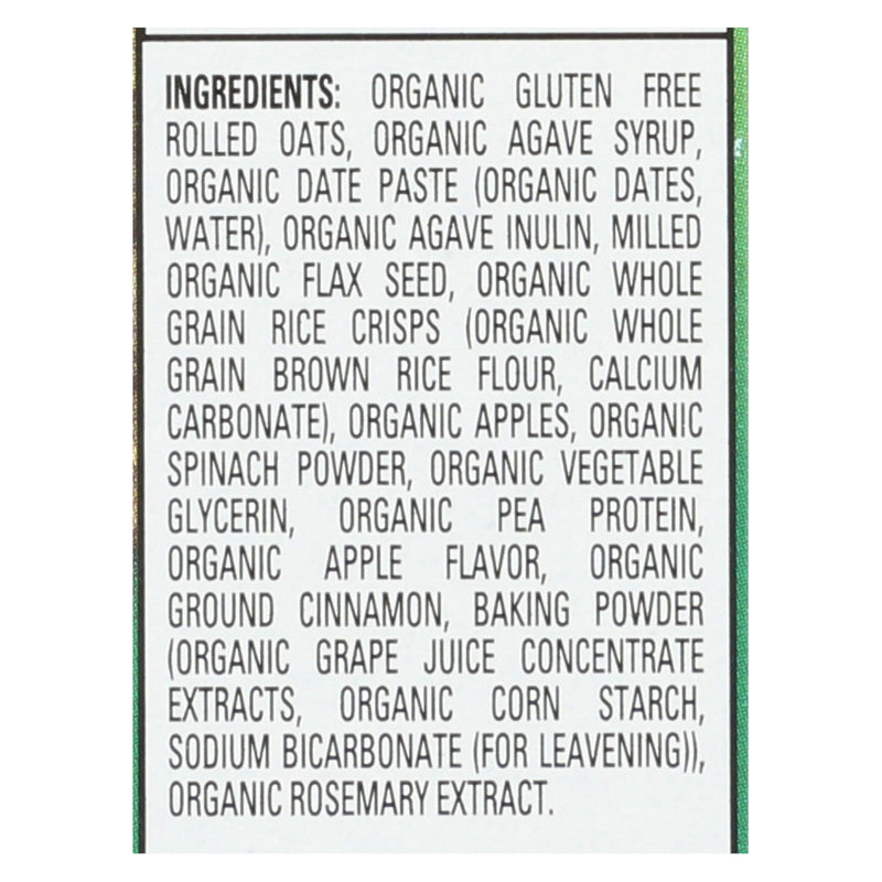 Happy Tot Soft Baked Oat Bar Organic Apples & Spinach  - Case Of 6 - 5/.88oz - GreatEagleInc