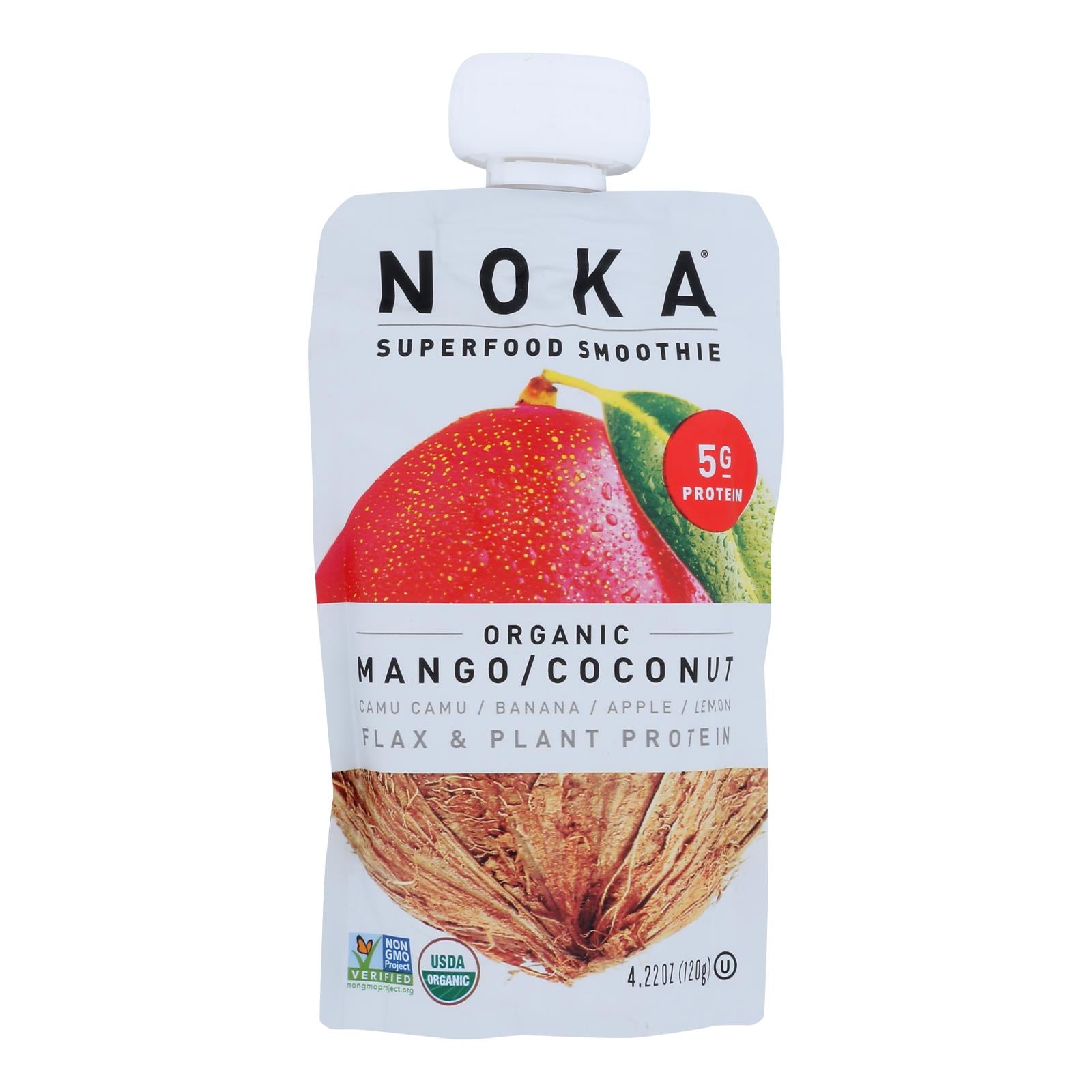 Noka Superfood Mango Coconut Blend  - Case Of 6 - 4.22 Oz - Home & Garden