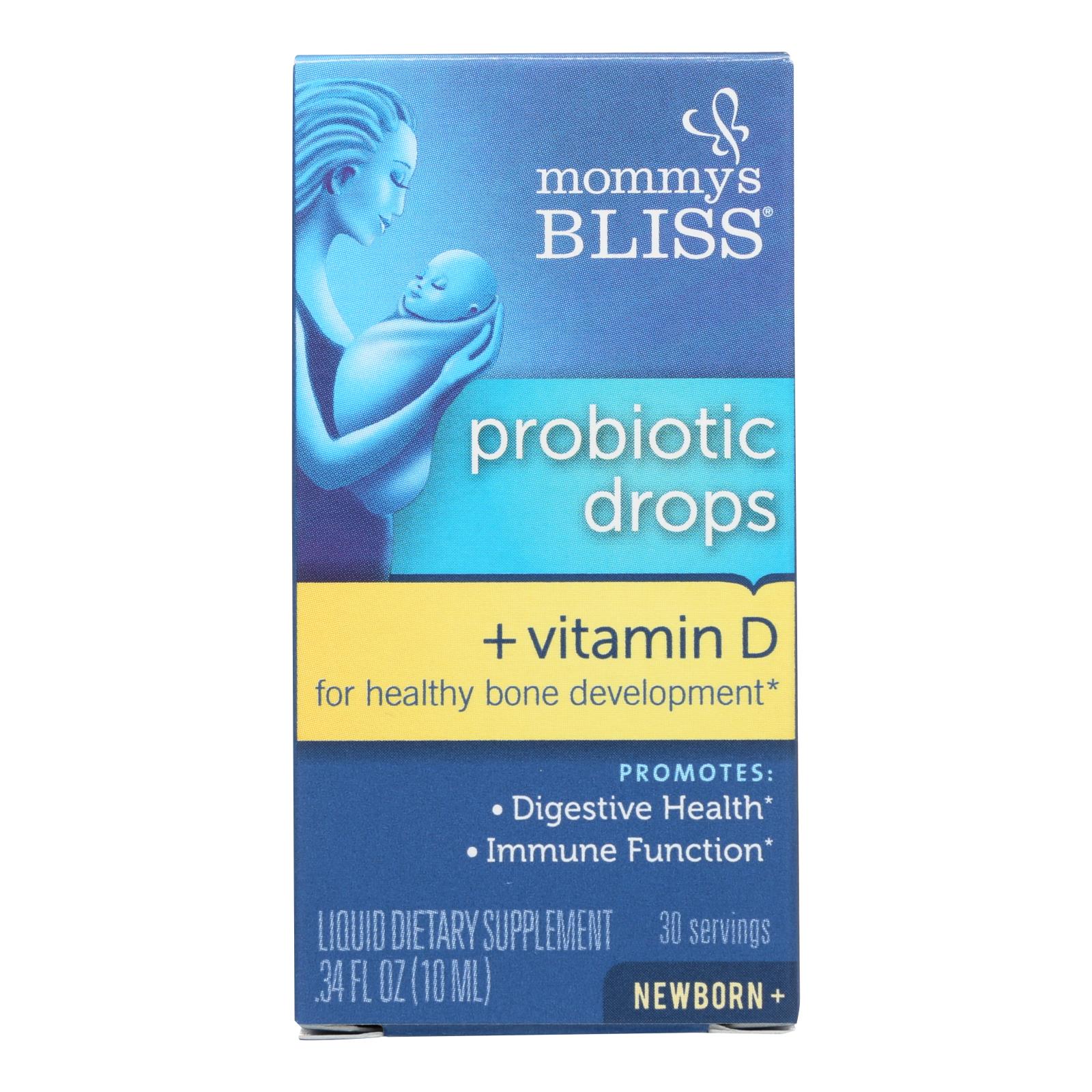 Mommy's Bliss Probiotic Drops + Vitamin D  - 1 Each - .34 Fz - Home & Garden