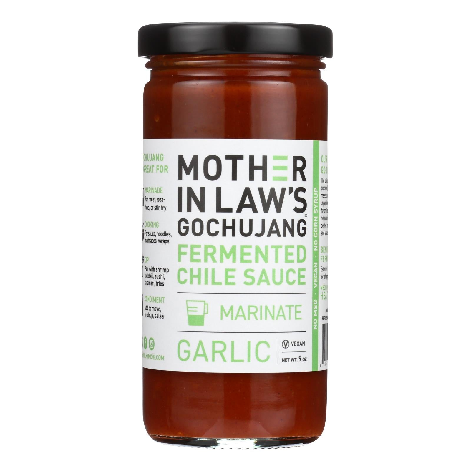 Mother-in-law's Kimchi - Chile Sce Gchjng Garlic - Cs Of 6-9 Oz - GreatEagleInc