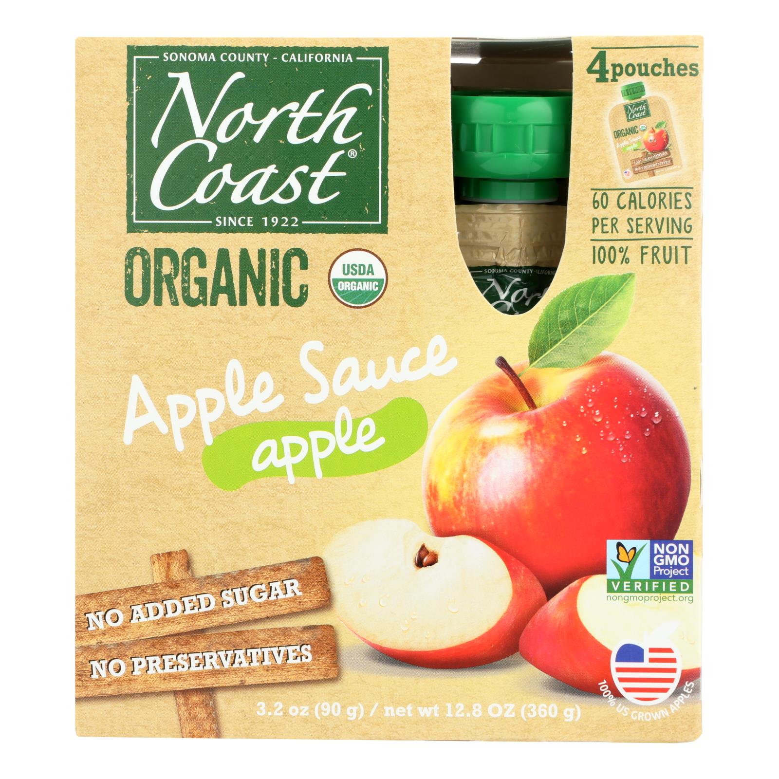 North Coast - Applesauce Pouch - Case Of 6 - 4/3.2 Oz - GreatEagleInc