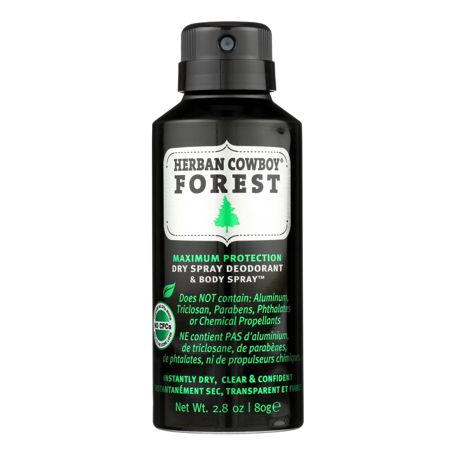 Herban Cowboy - Spray Dry Forest - 1 Each - 2.8 Oz - GreatEagleInc