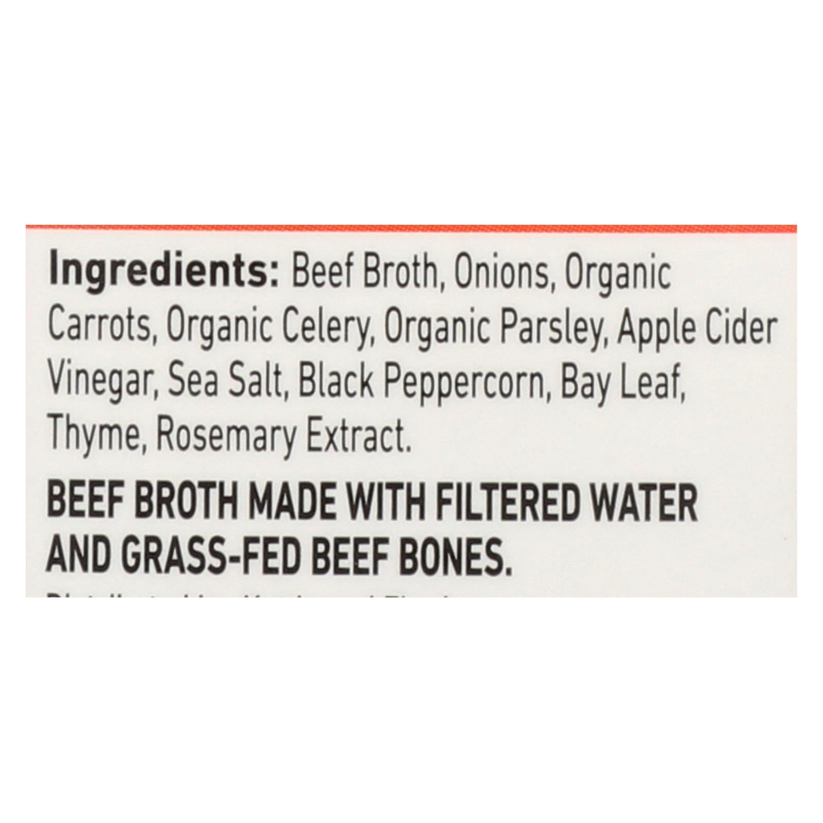 Kettle & Fire Beef Bone Broth  - Case Of 6 - 16.9 Oz - GreatEagleInc