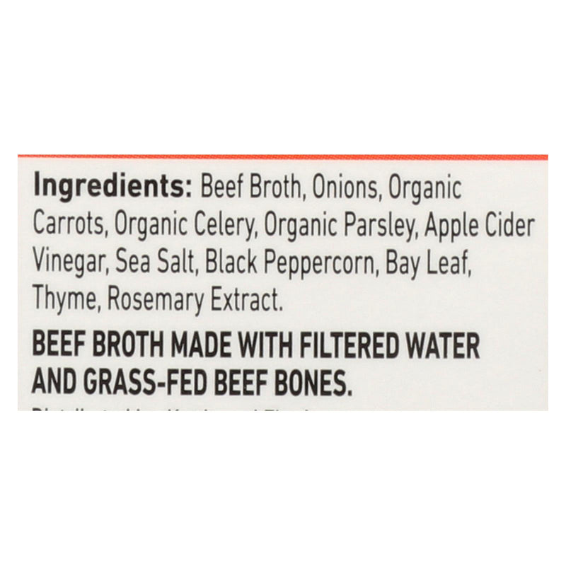 Kettle & Fire Beef Bone Broth  - Case Of 6 - 16.9 Oz - GreatEagleInc
