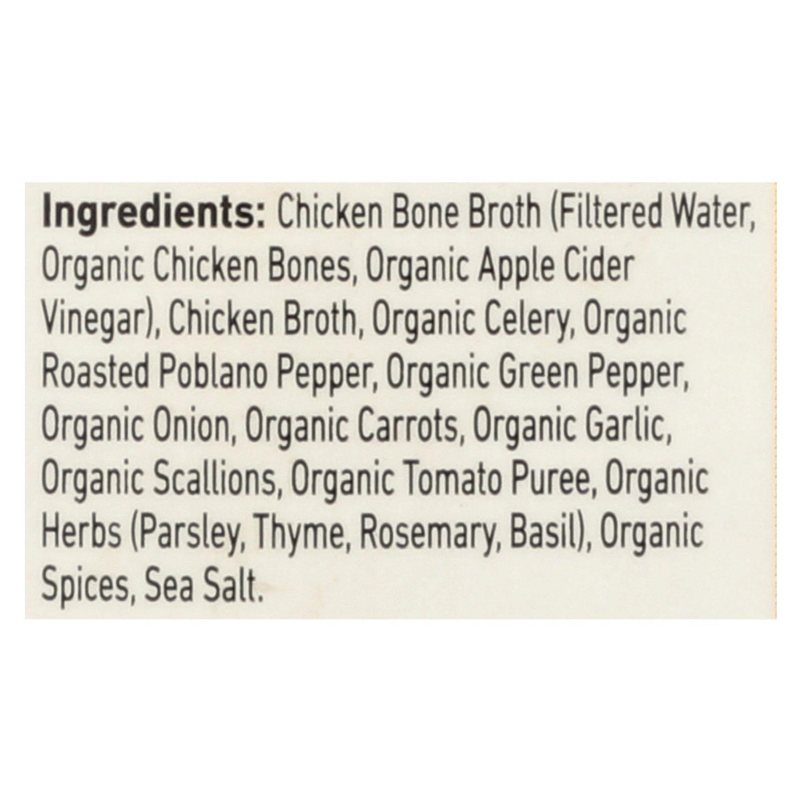 Kettle & Fire Chicken Bone Broth  - Case Of 6 - 16.9 Oz - GreatEagleInc