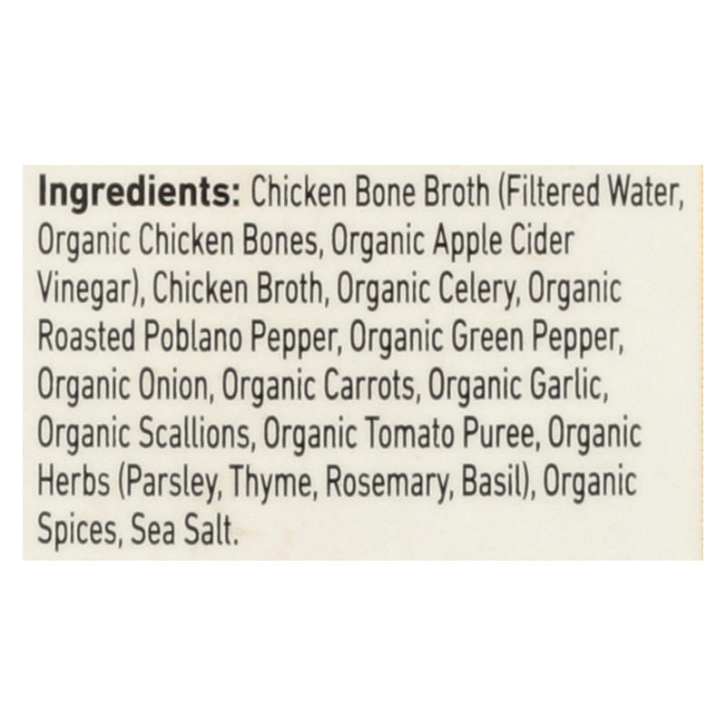 Kettle & Fire Chicken Bone Broth  - Case Of 6 - 16.9 Oz - GreatEagleInc