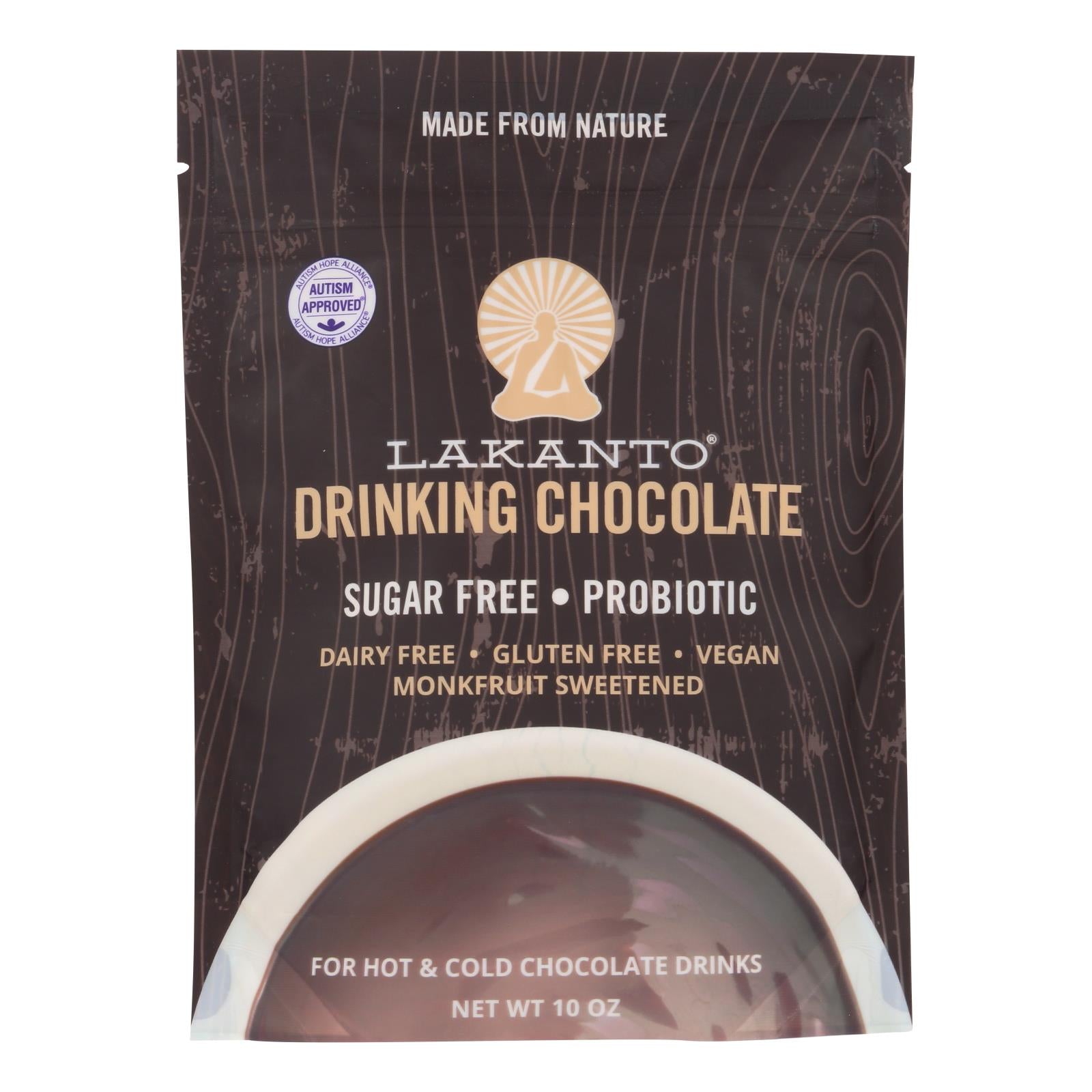 Lakanto Drinking Chocolate  - Case Of 8 - 10 Oz - Home & Garden