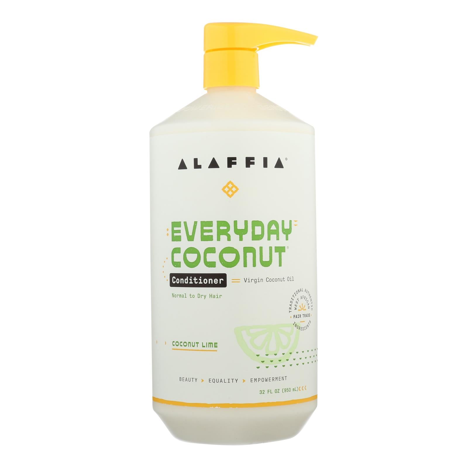 Alaffia Coconut Lime Ultra Hydrating Conditioner  - 1 Each - 32 Fz - Home & Garden