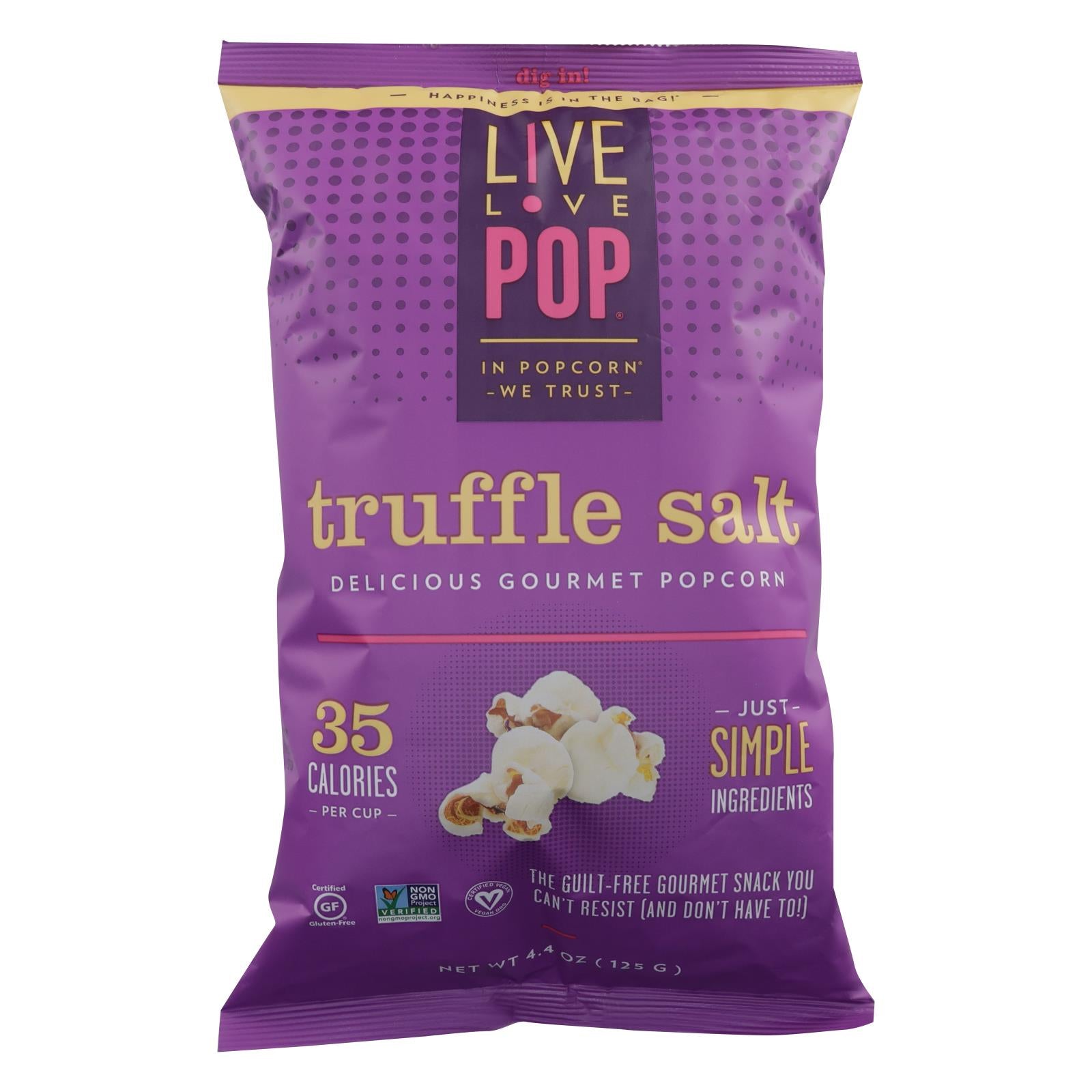 Live Love Pop Delicious Gourmet Popcorn - Case Of 12 - 4.4 Oz - GreatEagleInc