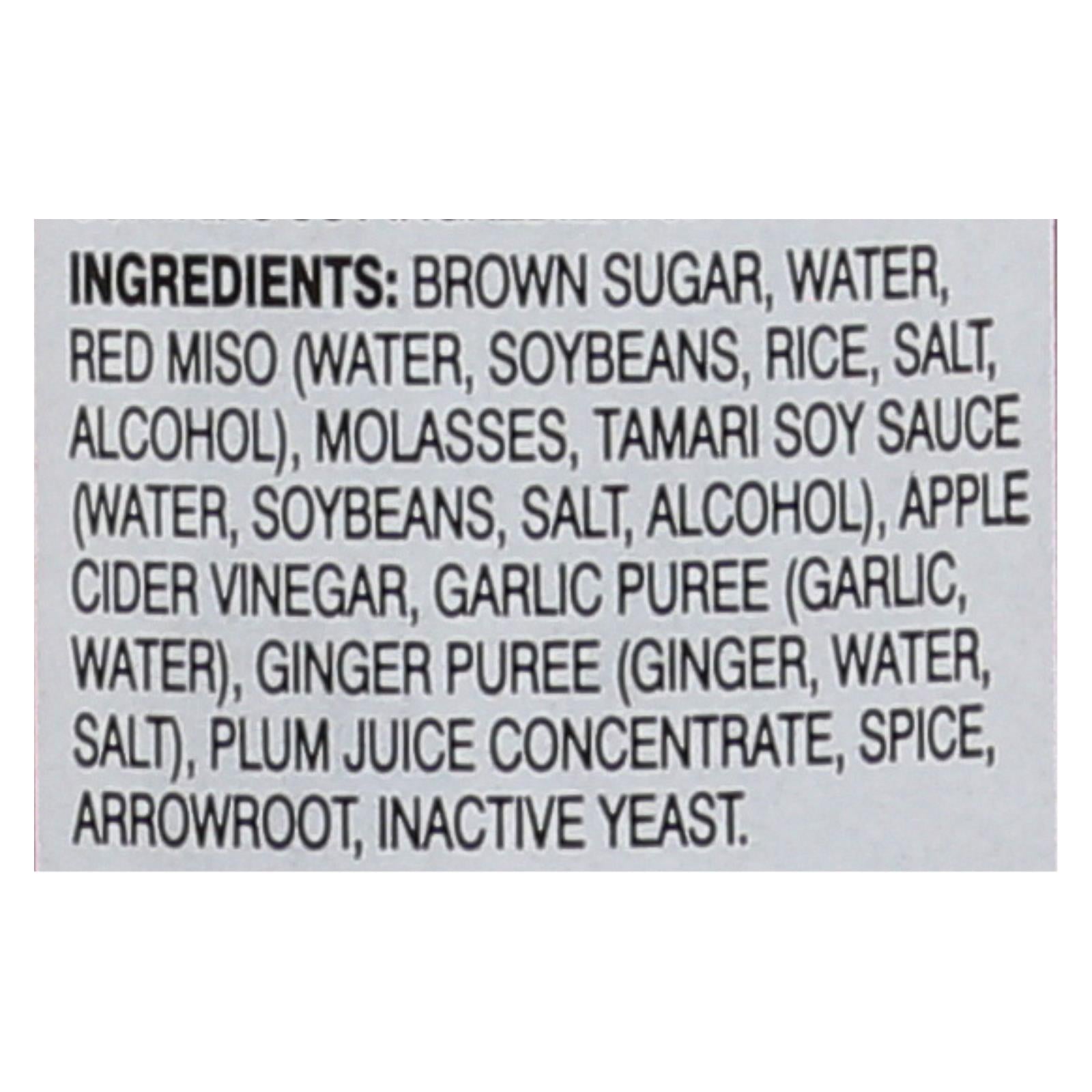 San-j Sauce - Hoisin - Gluten Free - Case Of 6 - 10 Fl Oz - GreatEagleInc