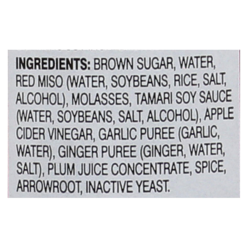 San-j Sauce - Hoisin - Gluten Free - Case Of 6 - 10 Fl Oz - GreatEagleInc