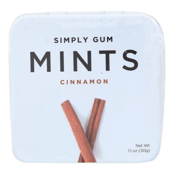 Simply Gum Cinnamon Mints  - Case Of 6 - 30 Ct - Home & Garden